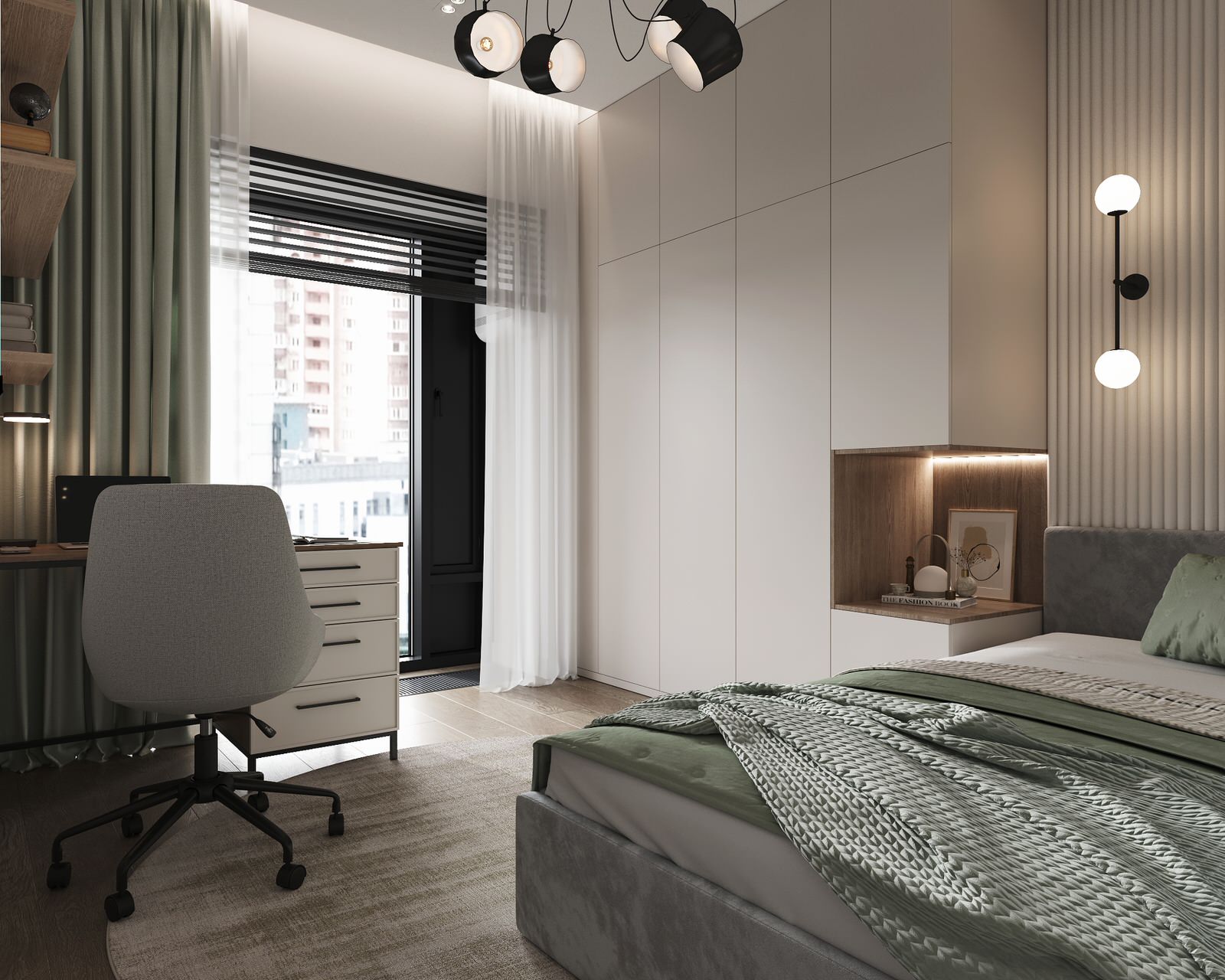 Квартира 43м2. в ЖК «City Bay (Сити Бэй)»
