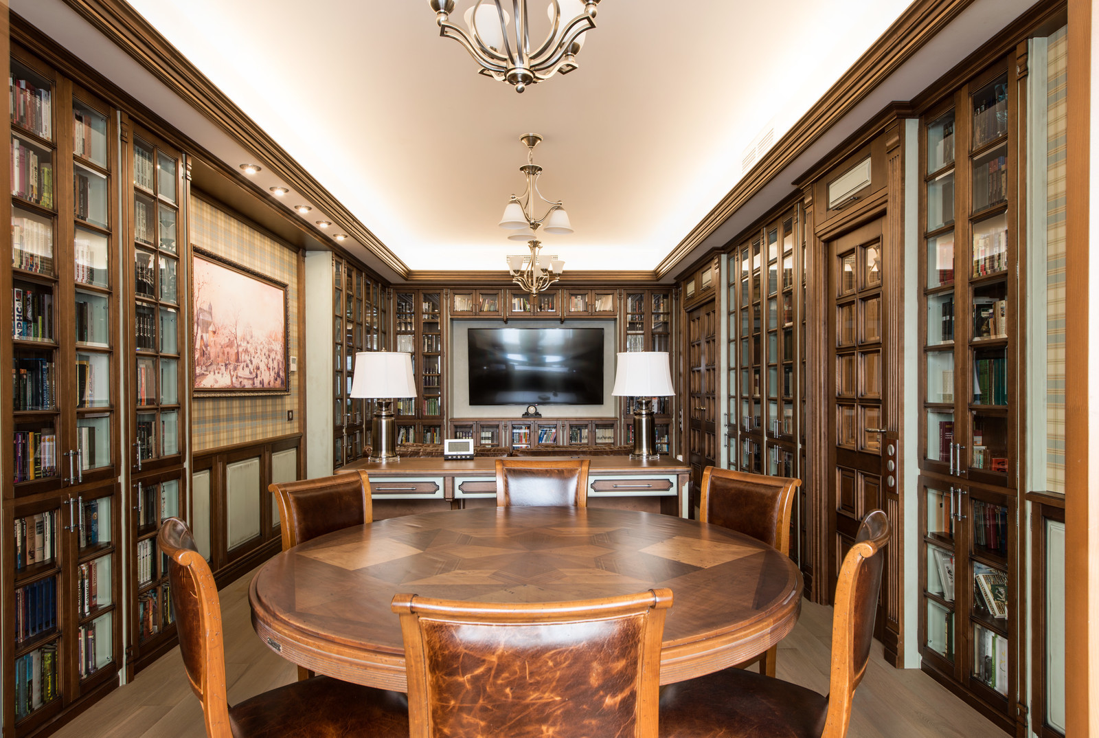 Гостиная-библиотека