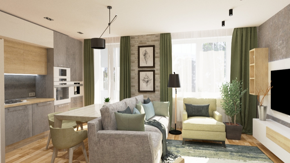 Обложка проекта: Квартира для молодой пары