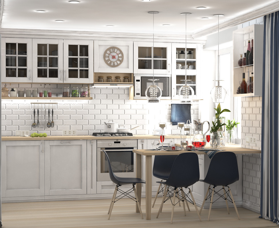 Проект квартиры для молодой семьи 36 м.кв.