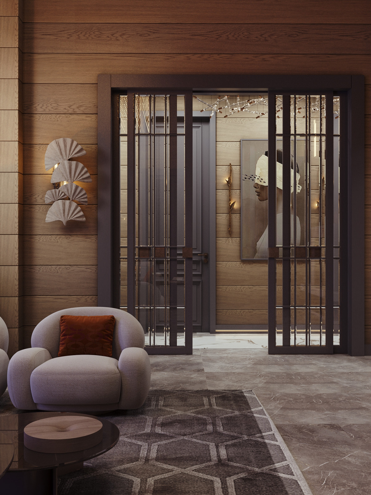 Интерьер загородного дома.