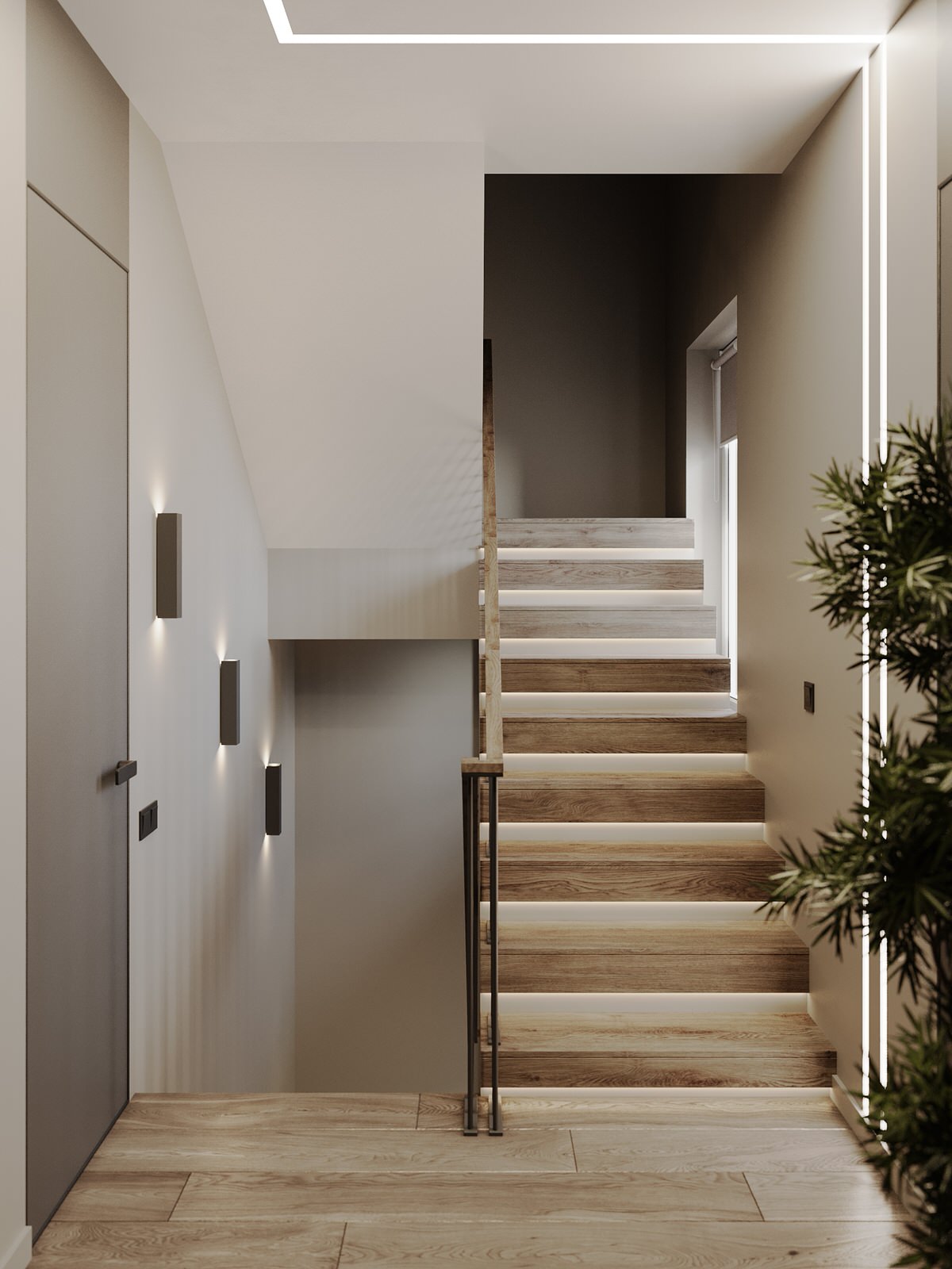 Лестничный холл, второй этаж