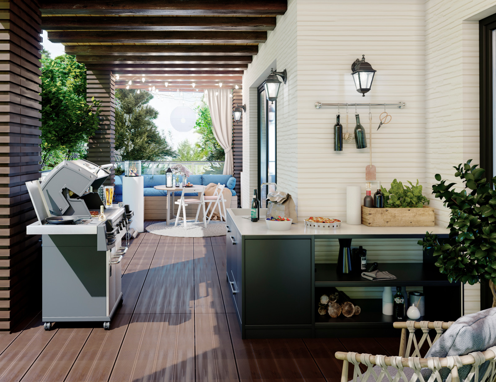 Коттедж с террасой