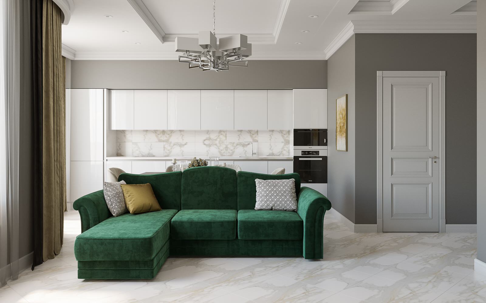 Кухня-гостиная