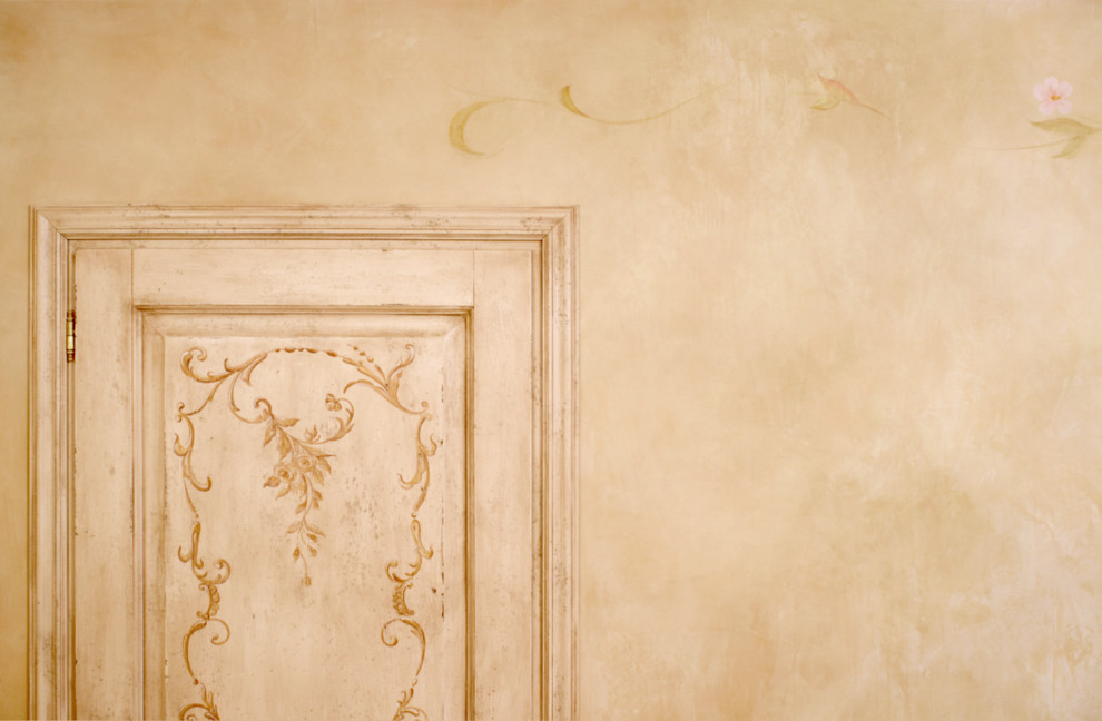 Деталь. Декоративное покрытие и роспись.