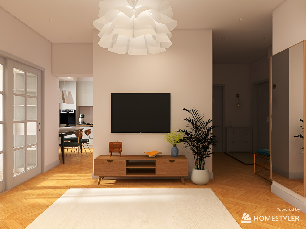 Обложка проекта: Гостиная в стиле современной классики