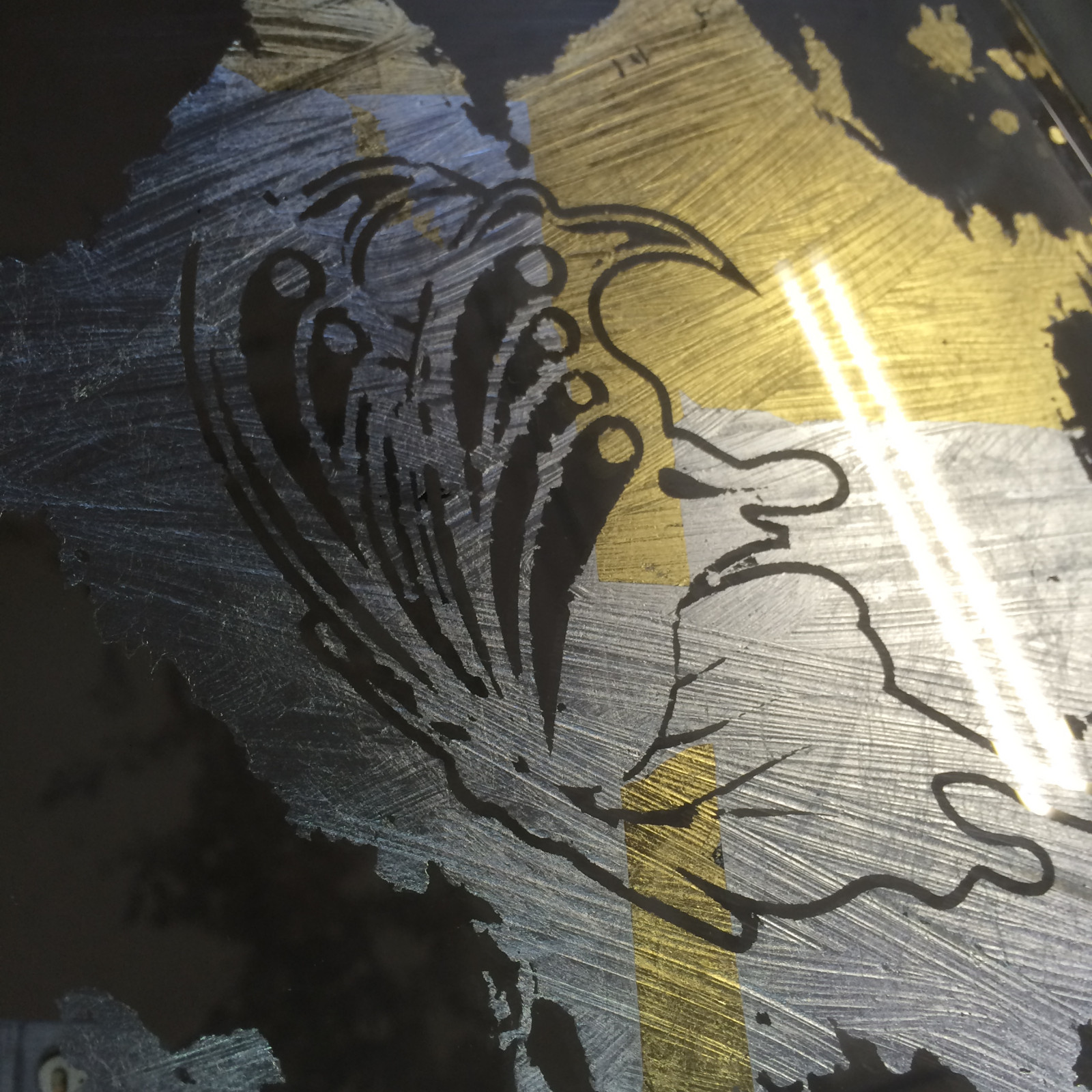 Искусственное старение зеркал и стекла