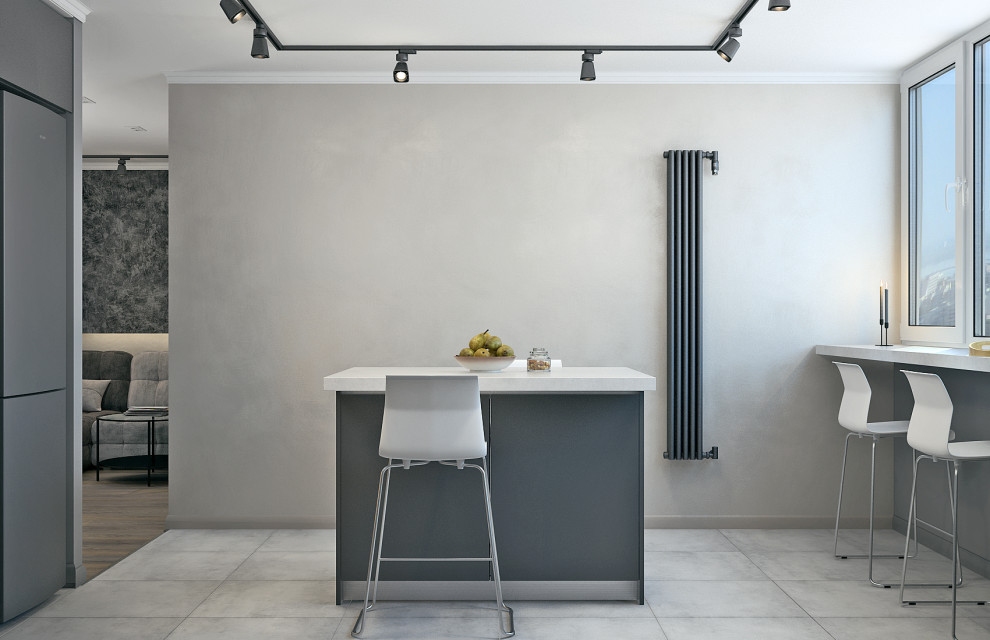 Современная однокомнатная квартира для молодого человека.