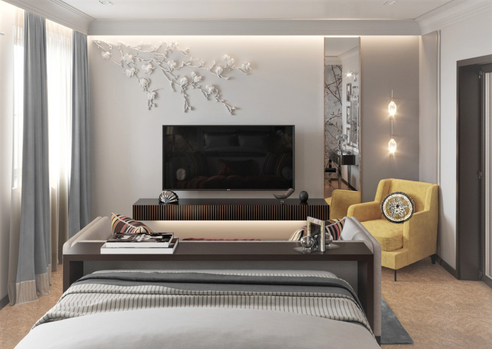 Ренновация спальни в частном доме