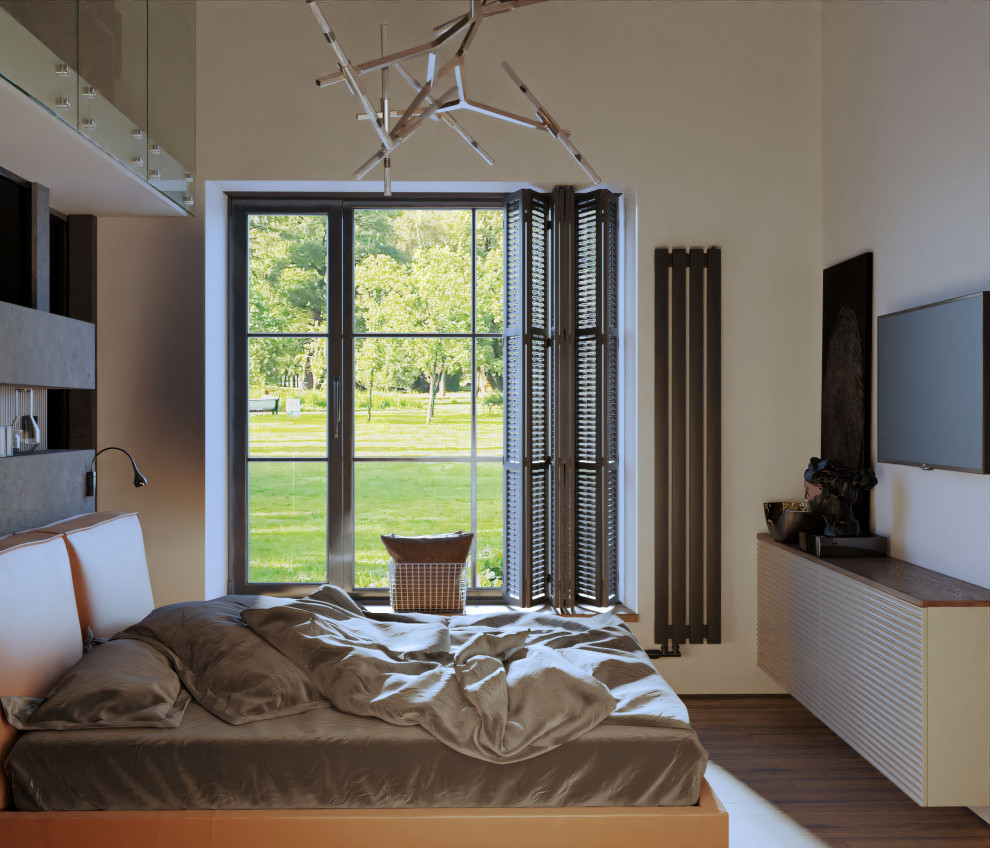 Обложка проекта: Мастер-спальня в частном доме в Огуднево