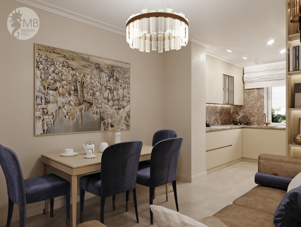 Квартира в карамельных тонах в современном стиле