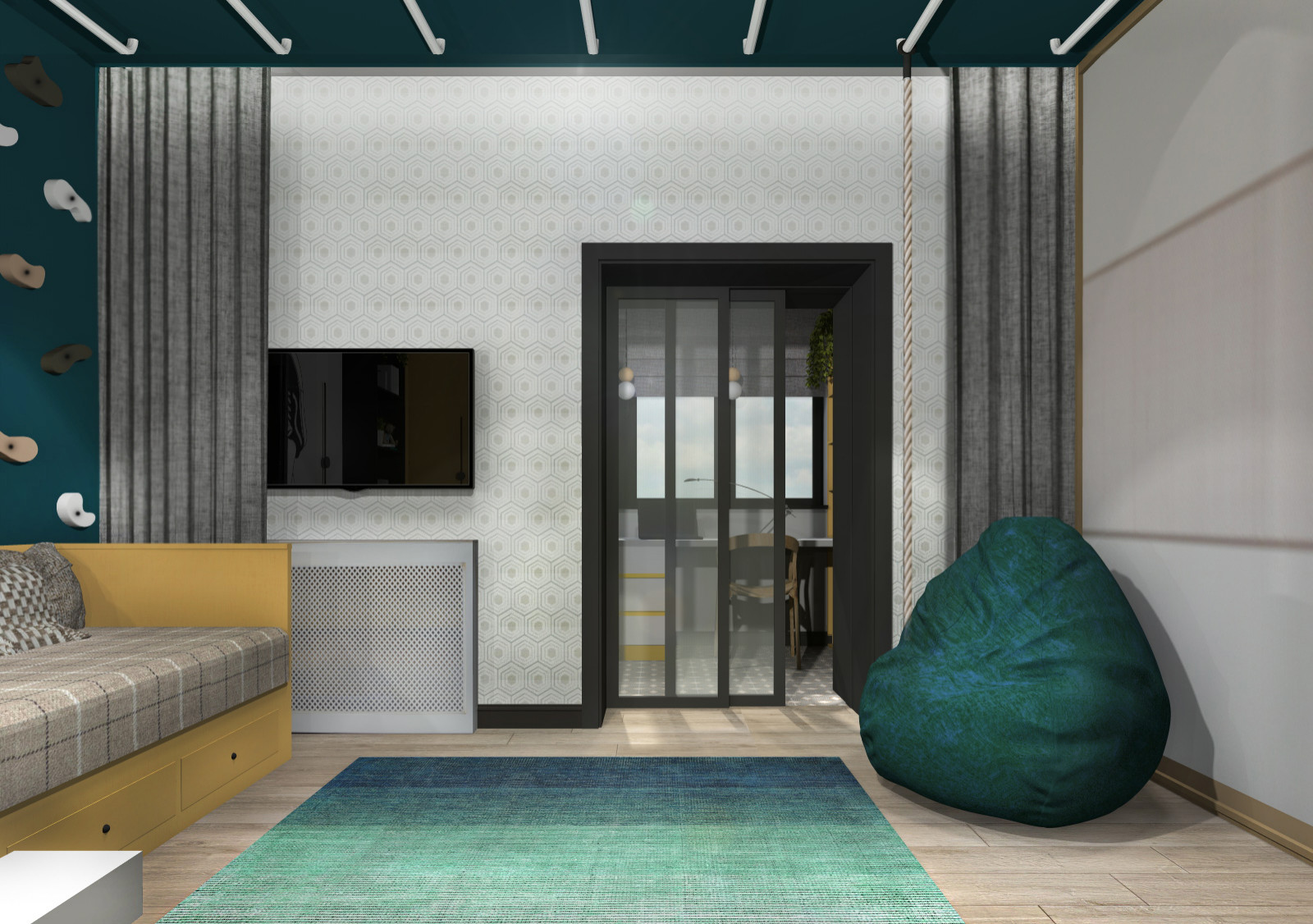 Солнечная детская для двух мальчишек