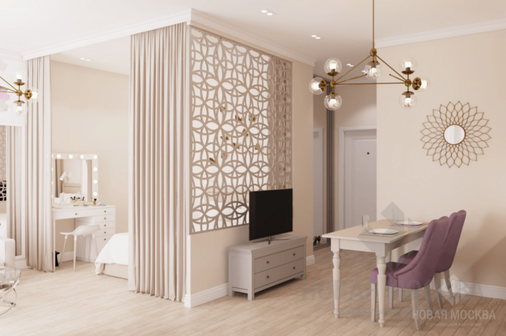 Дизайн-проект однокомнатной квартиры 40 кв.м. в ЖК «Испанские кварталы»