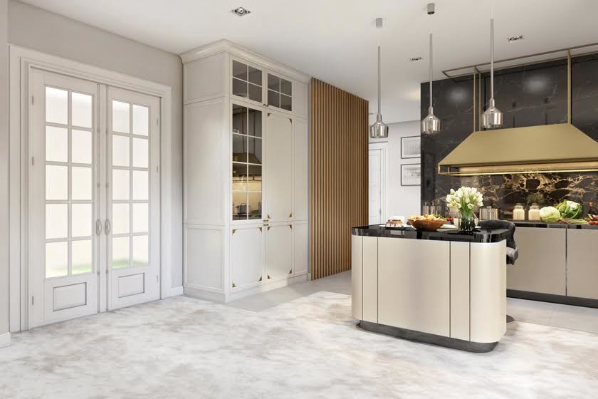 Дизайн интерьера "Строгое благородство"