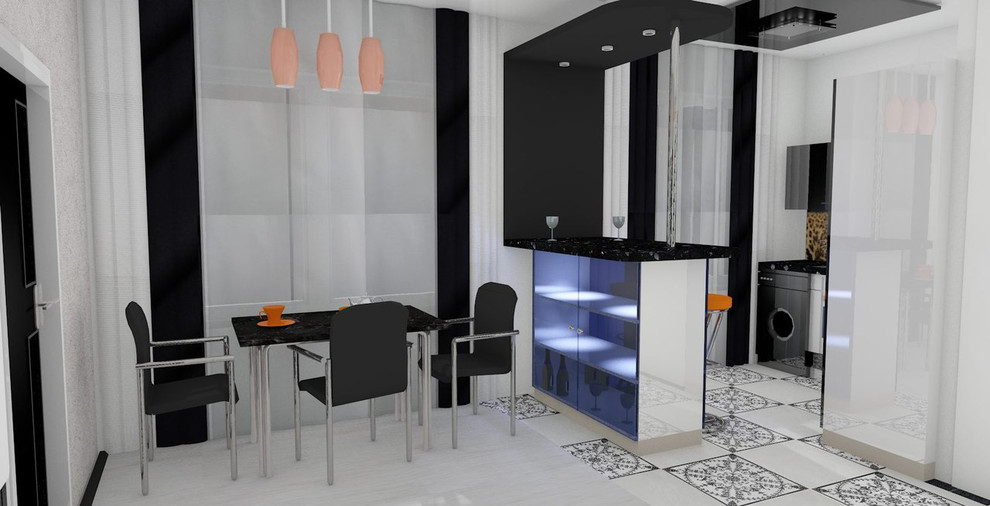 Дизайн-проект квартиры 40кв.м., перепланировка.