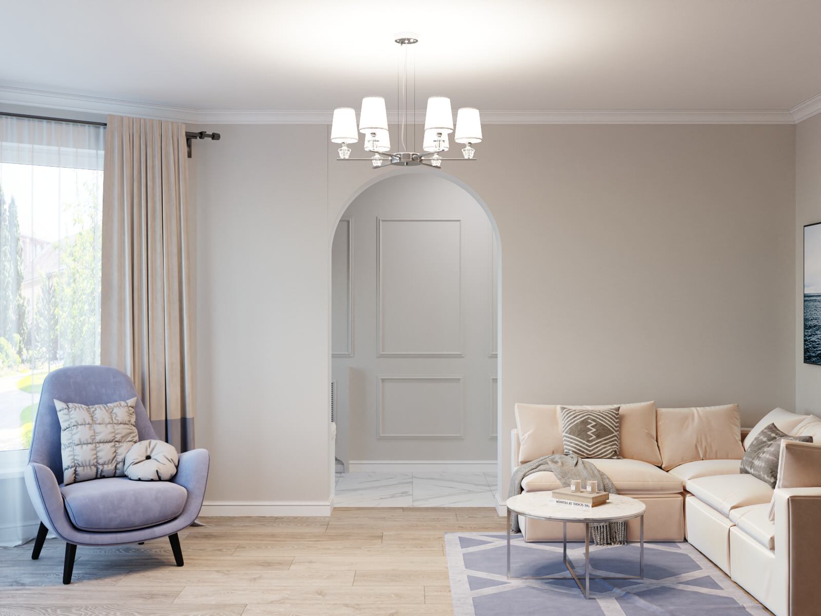 Загородный дом в стиле Неоклассика