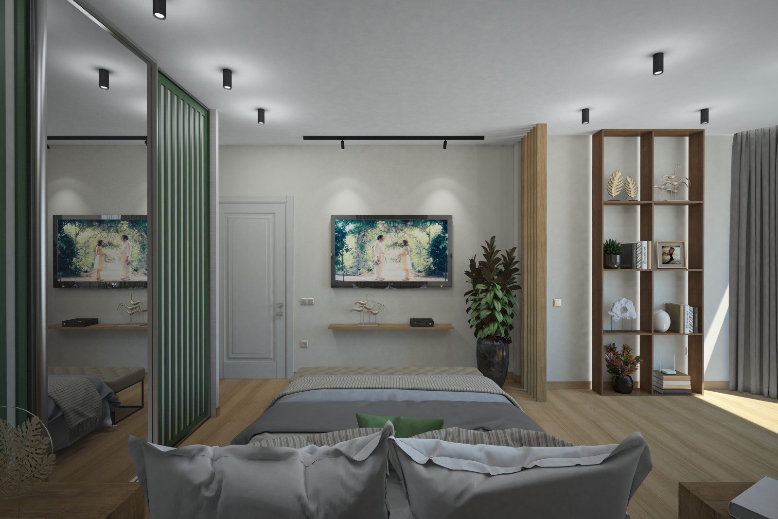 Квартира длямолодоженов. Спальня.