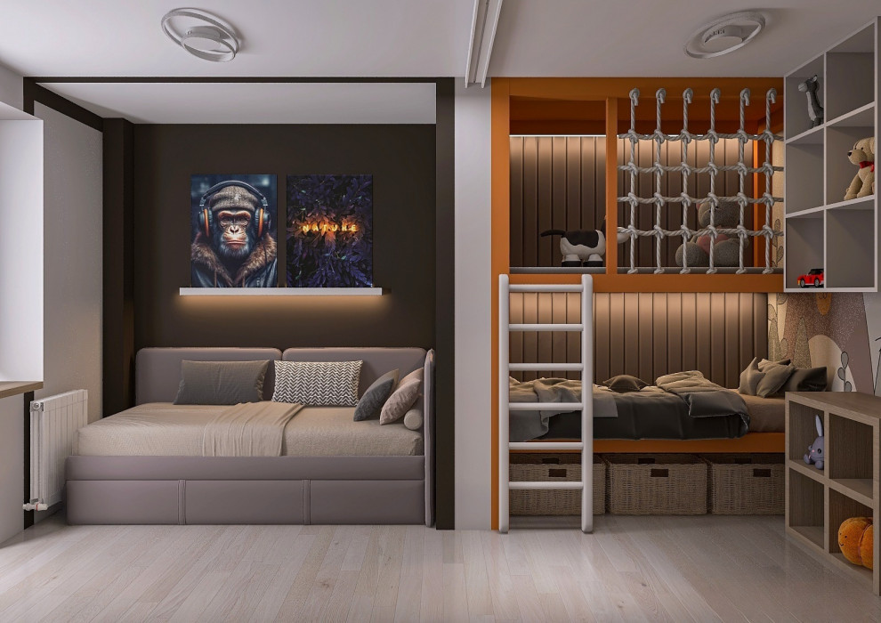 Детская комната для мальчиков 15лет и 4 года