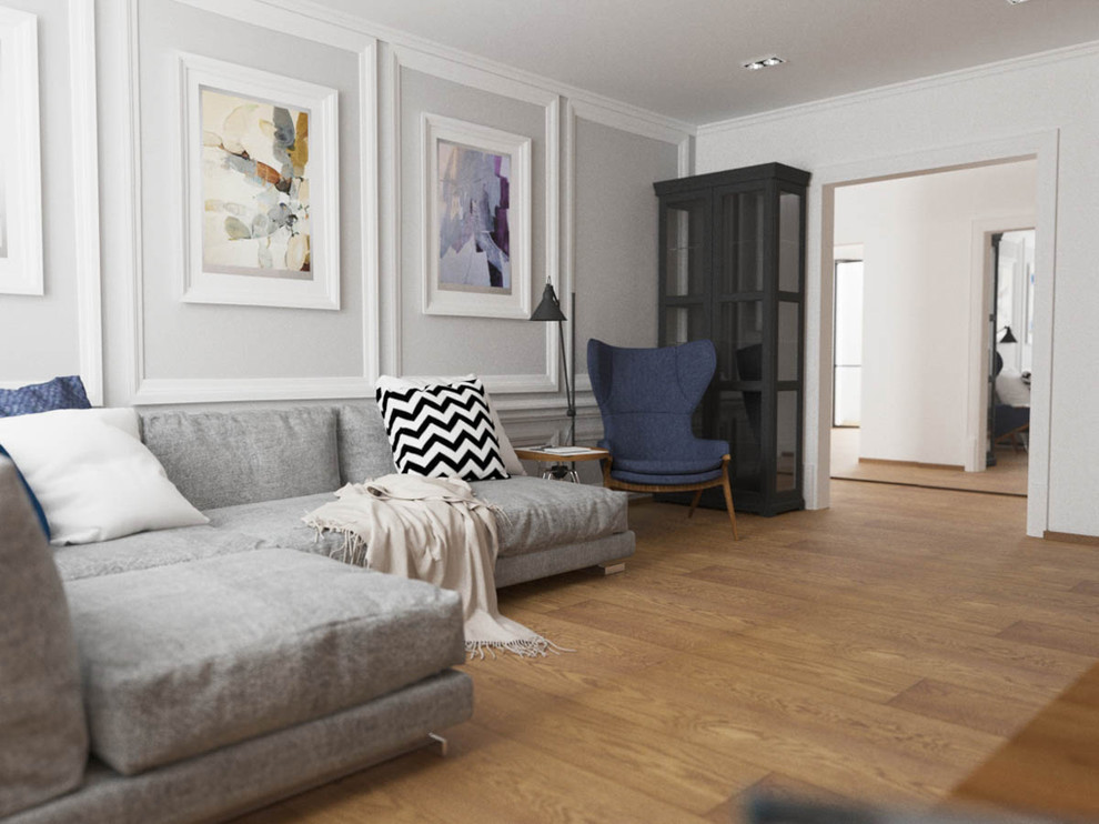 Скандинавский интерьер для молодой семьи