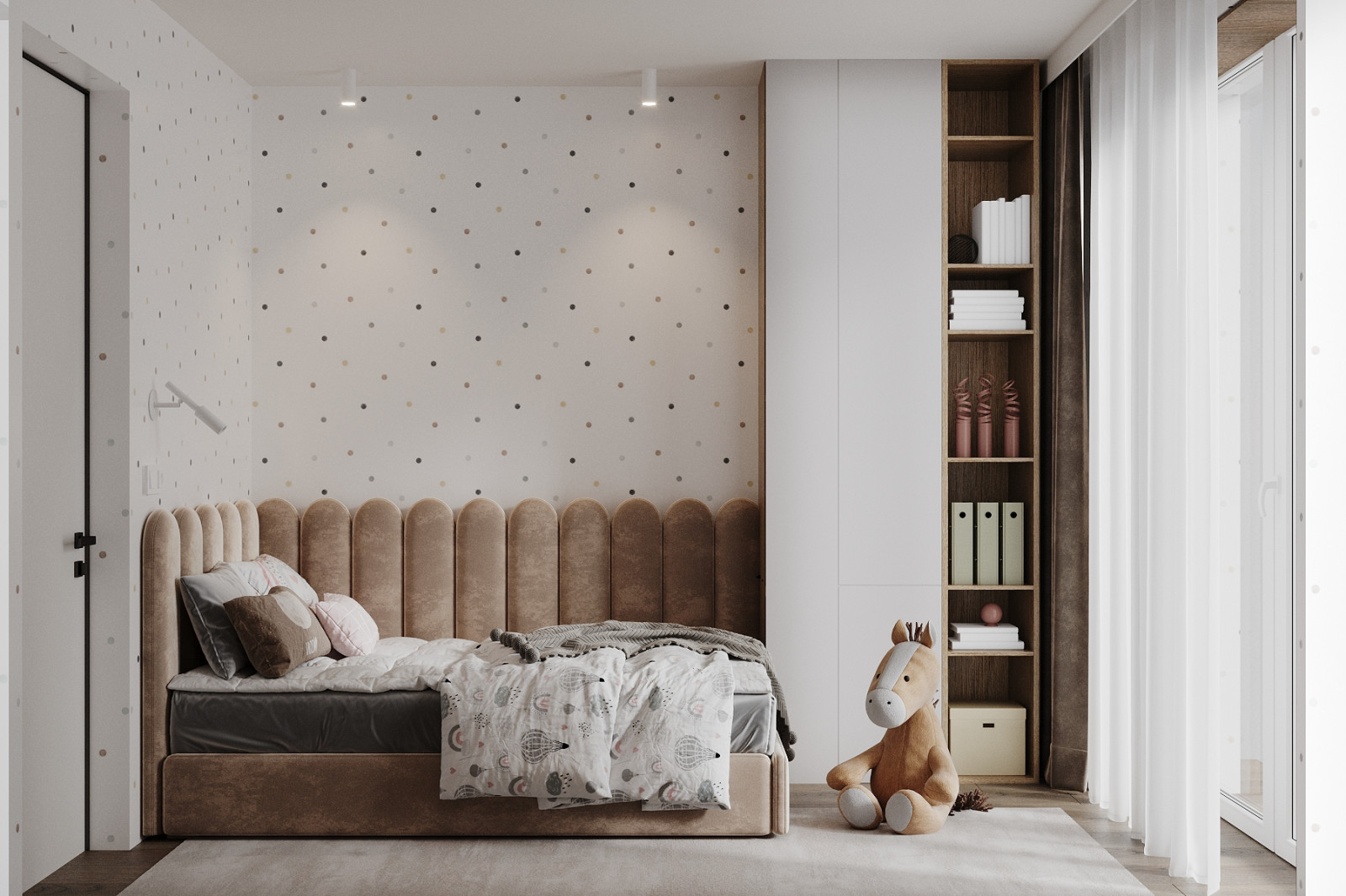 Интерьер квартиры 87м2 в поселке парке Весна