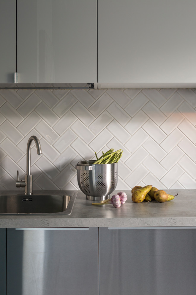 Houzz тур: «Двушка» с двуцветными потолками в доме серии П-44