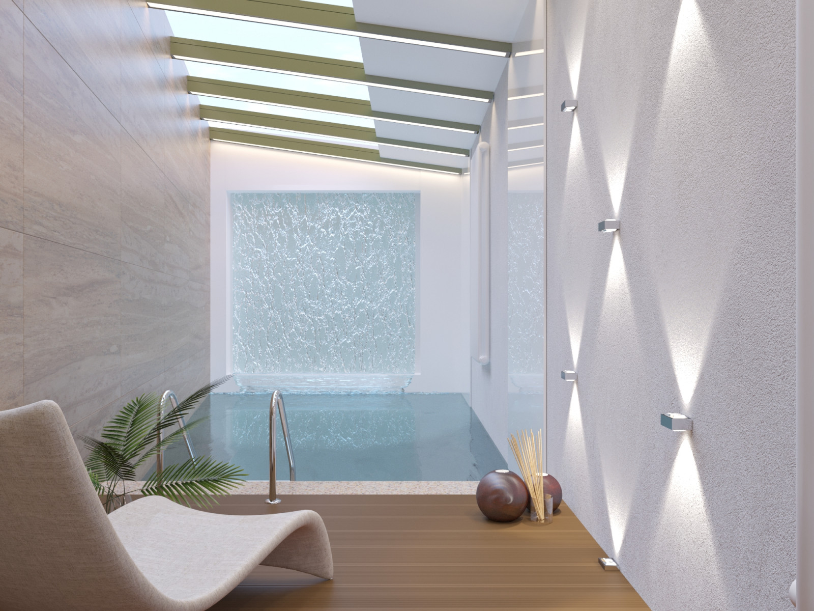 Обложка проекта: Бассейн в помещении уличного гаража