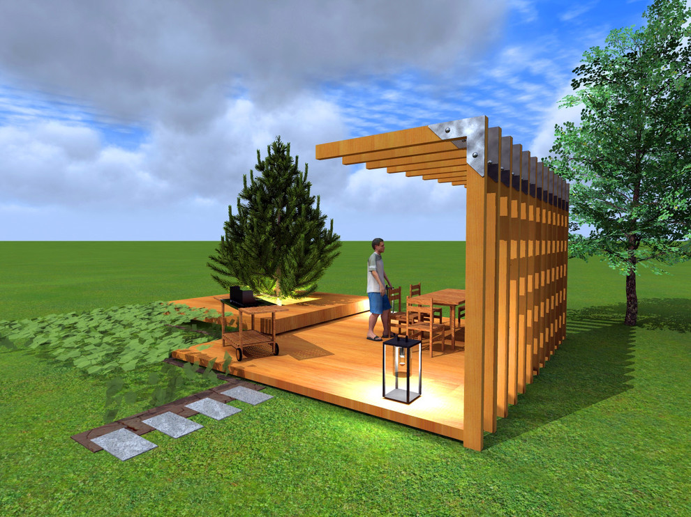 Декор в саду. Наши работы прошлых лет.