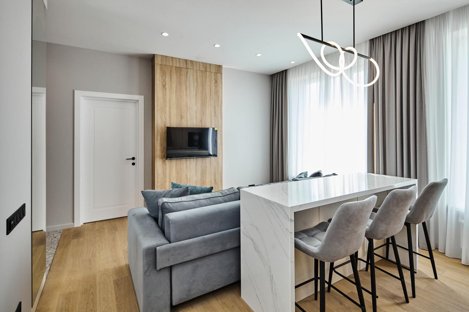 Ремонт кухни-гостиной