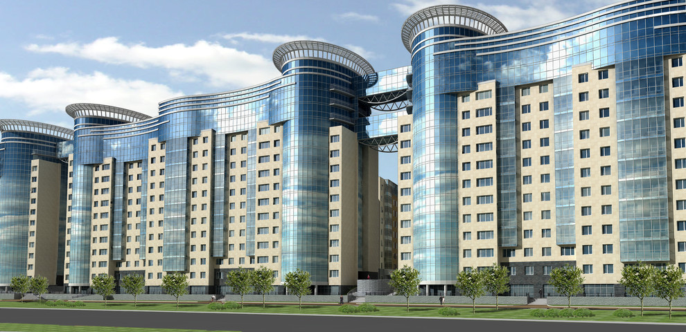 Многоэтажный жилой комплекс