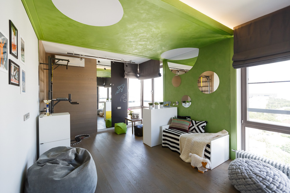 Houzz тур: Кашпо Родриго и керамогранит в спальне для молодой семьи