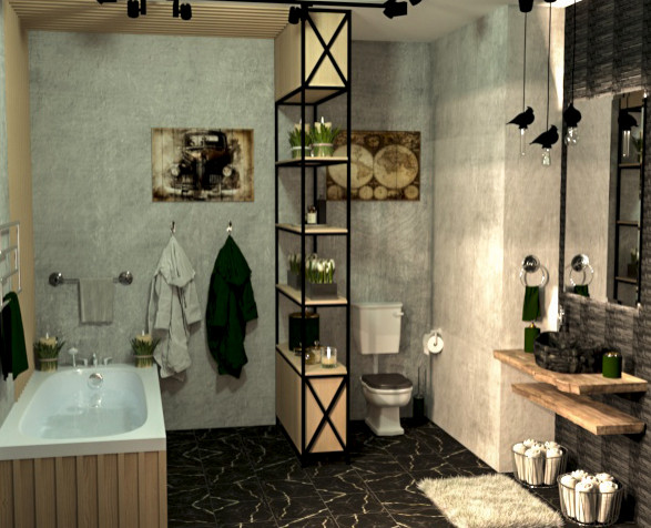 Квартира в серых тонах ЖК "Флагман" г.Липецк