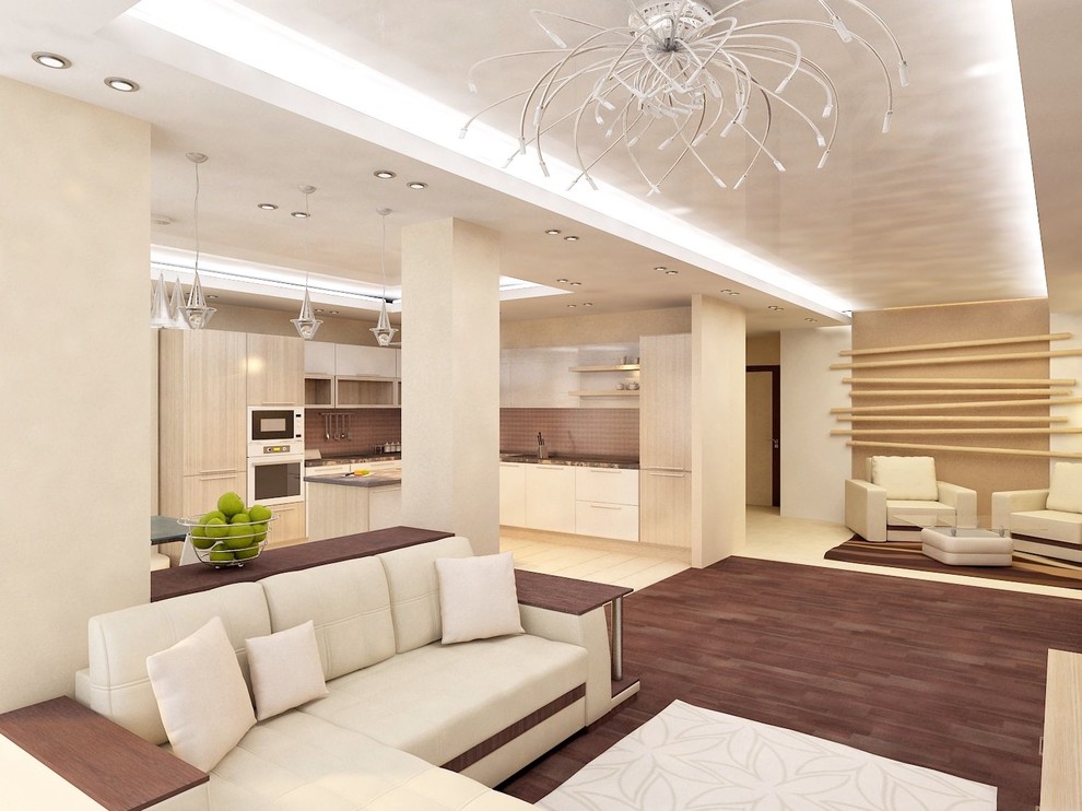 Квартира свободной планировки для молодой семьи