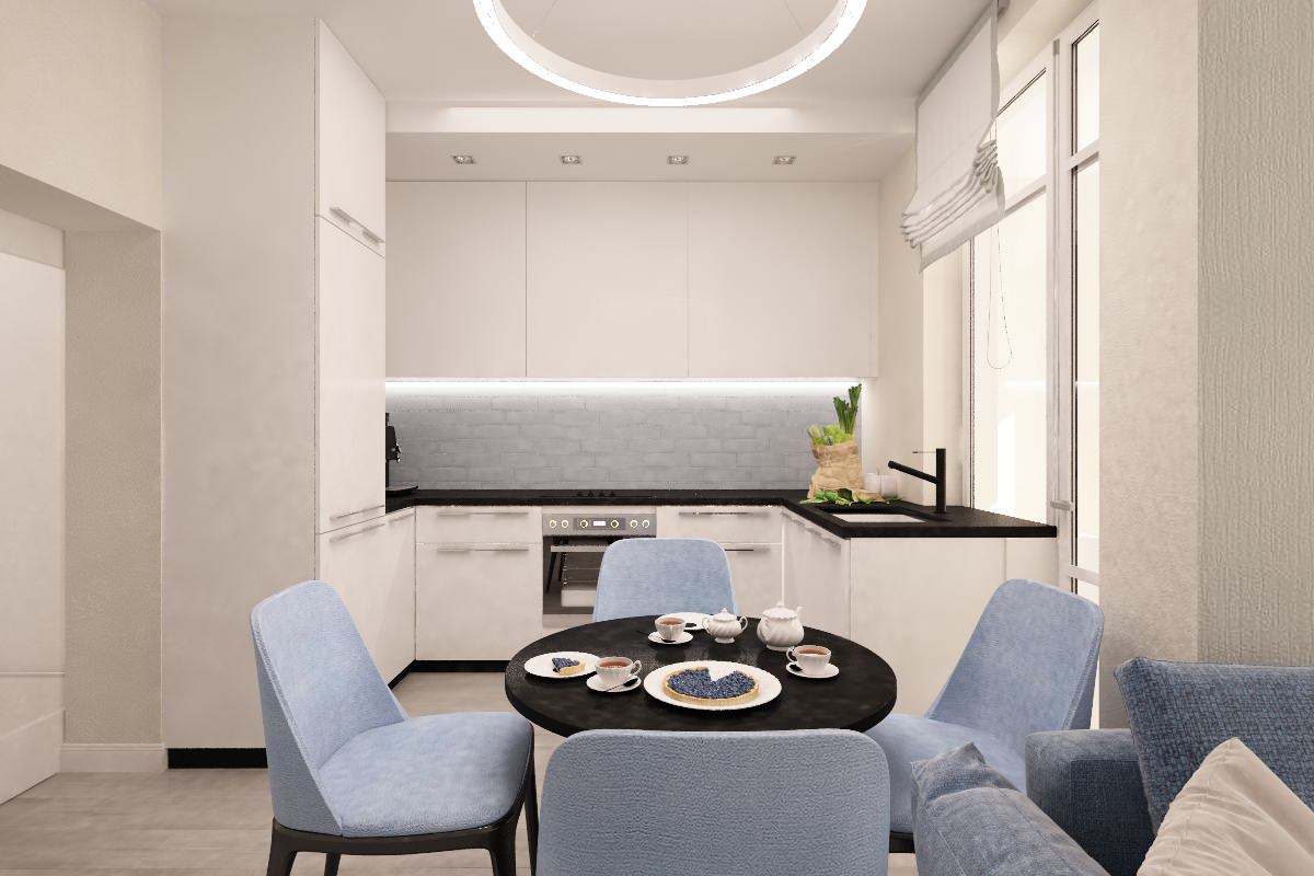 Обложка проекта: Квартира в ЖК Вивальди. Екатеринбург