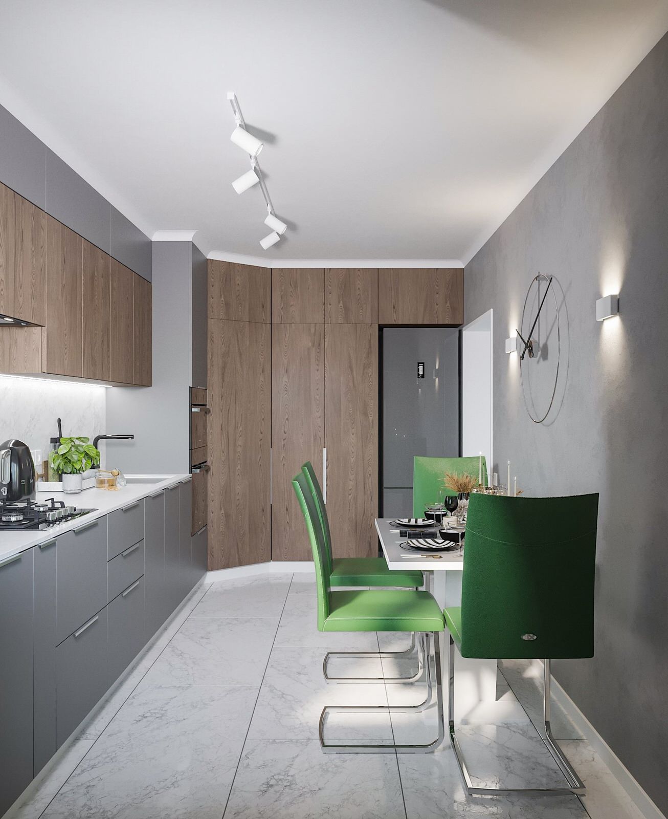 Кухня и ванна в современном стиле!