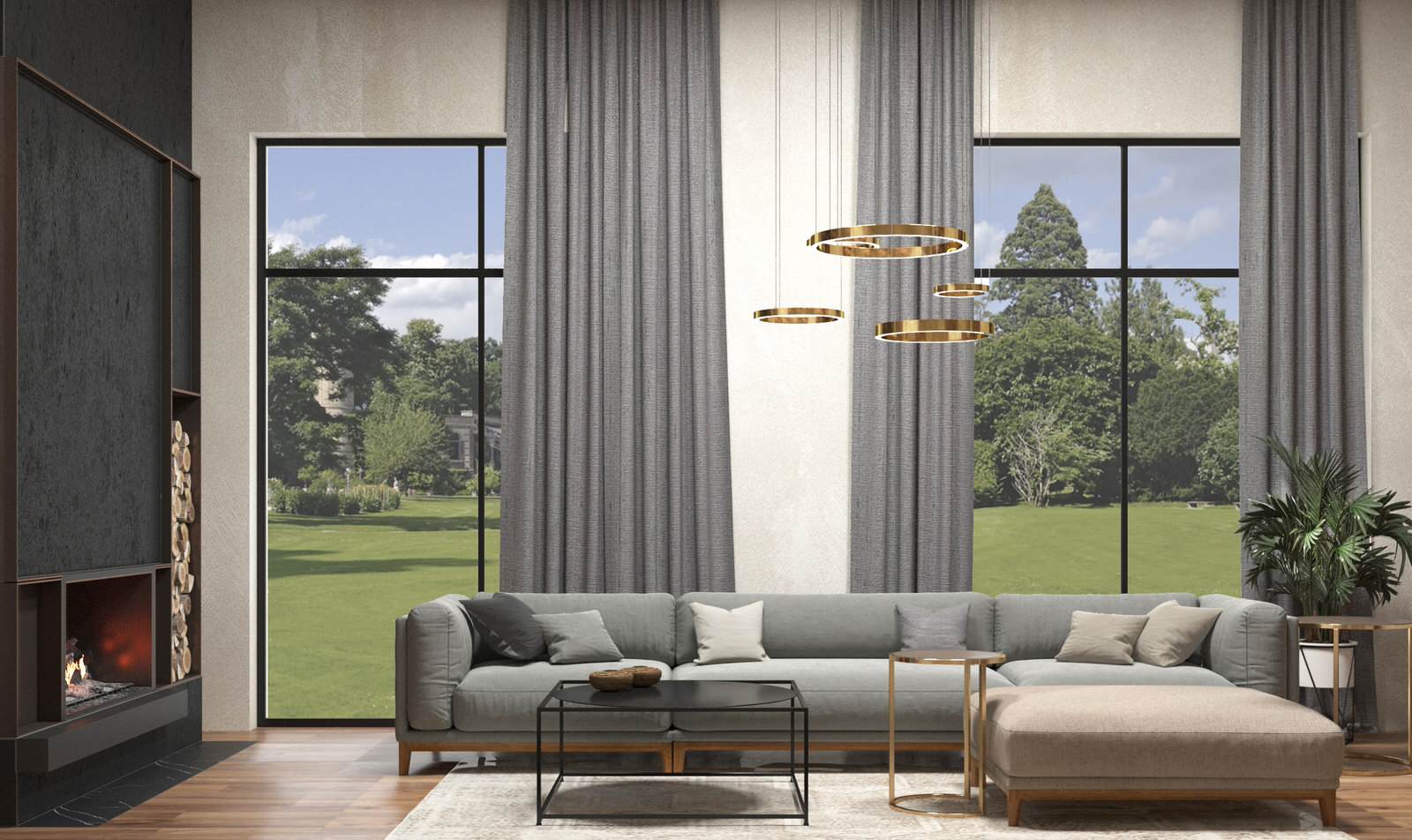 Дизайн-проект загородного дома 300 кв.м