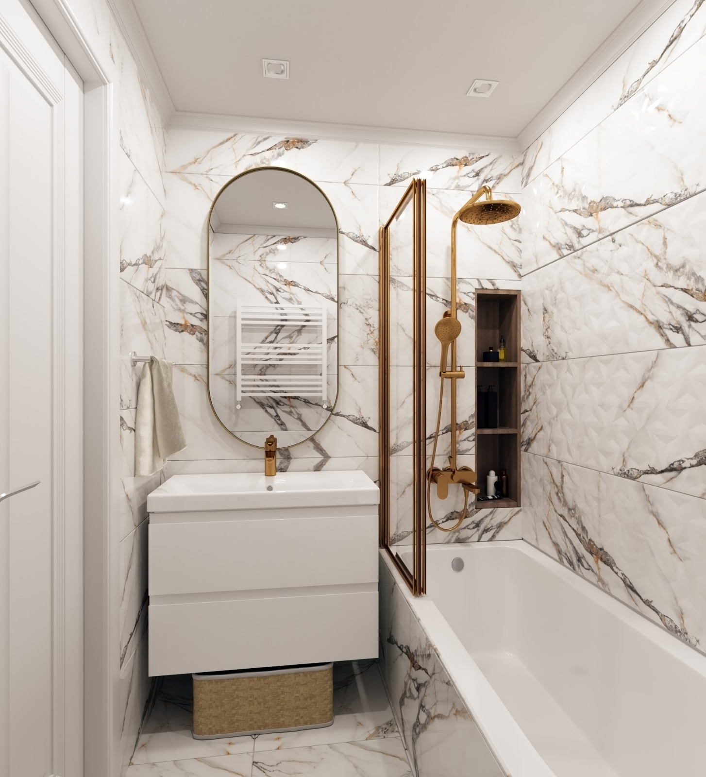 Обложка проекта: Трехкомнатная квартира в панельном доме