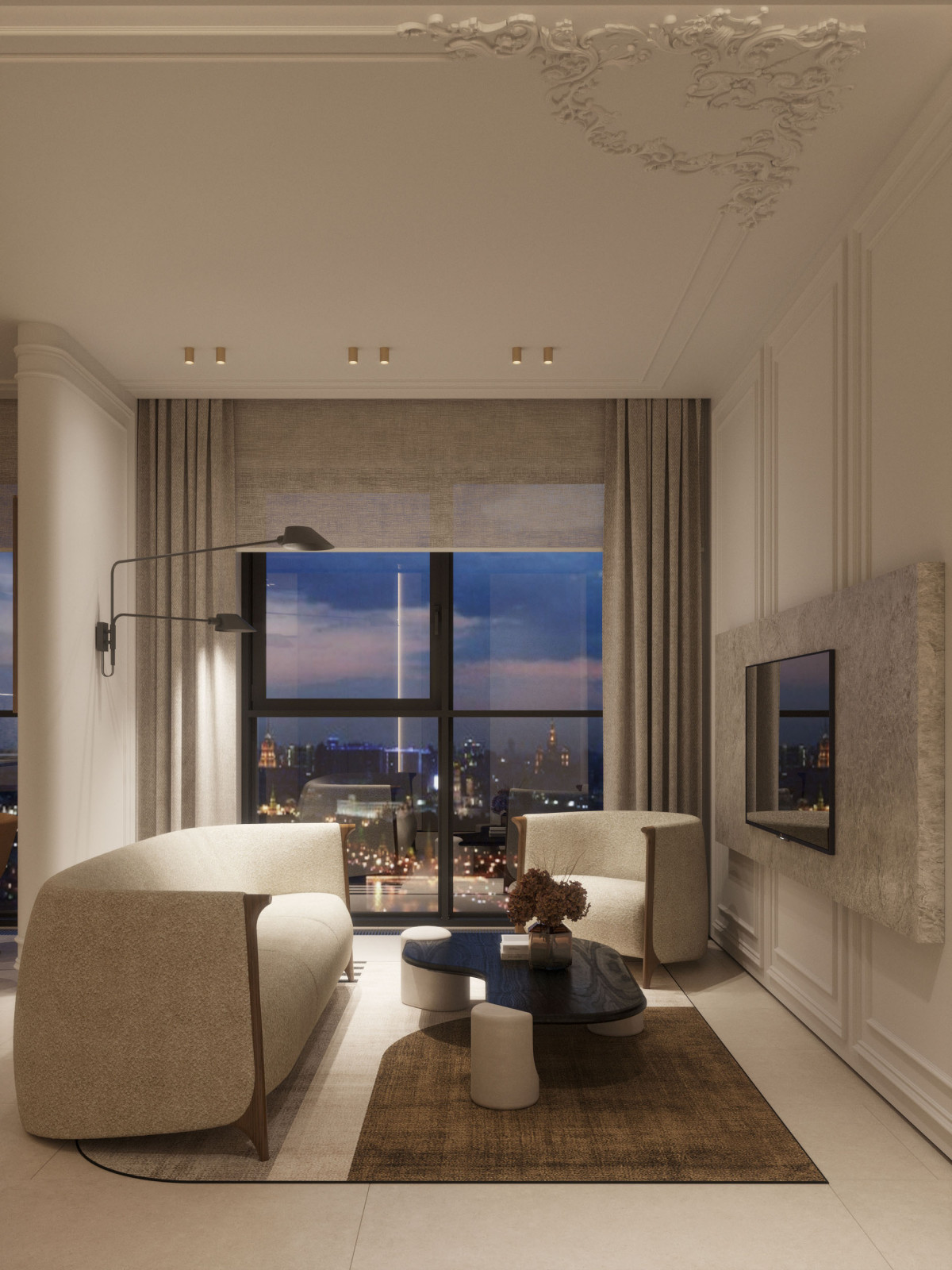 Дизайн-проект квартиры 65м², ЖК Sydney City