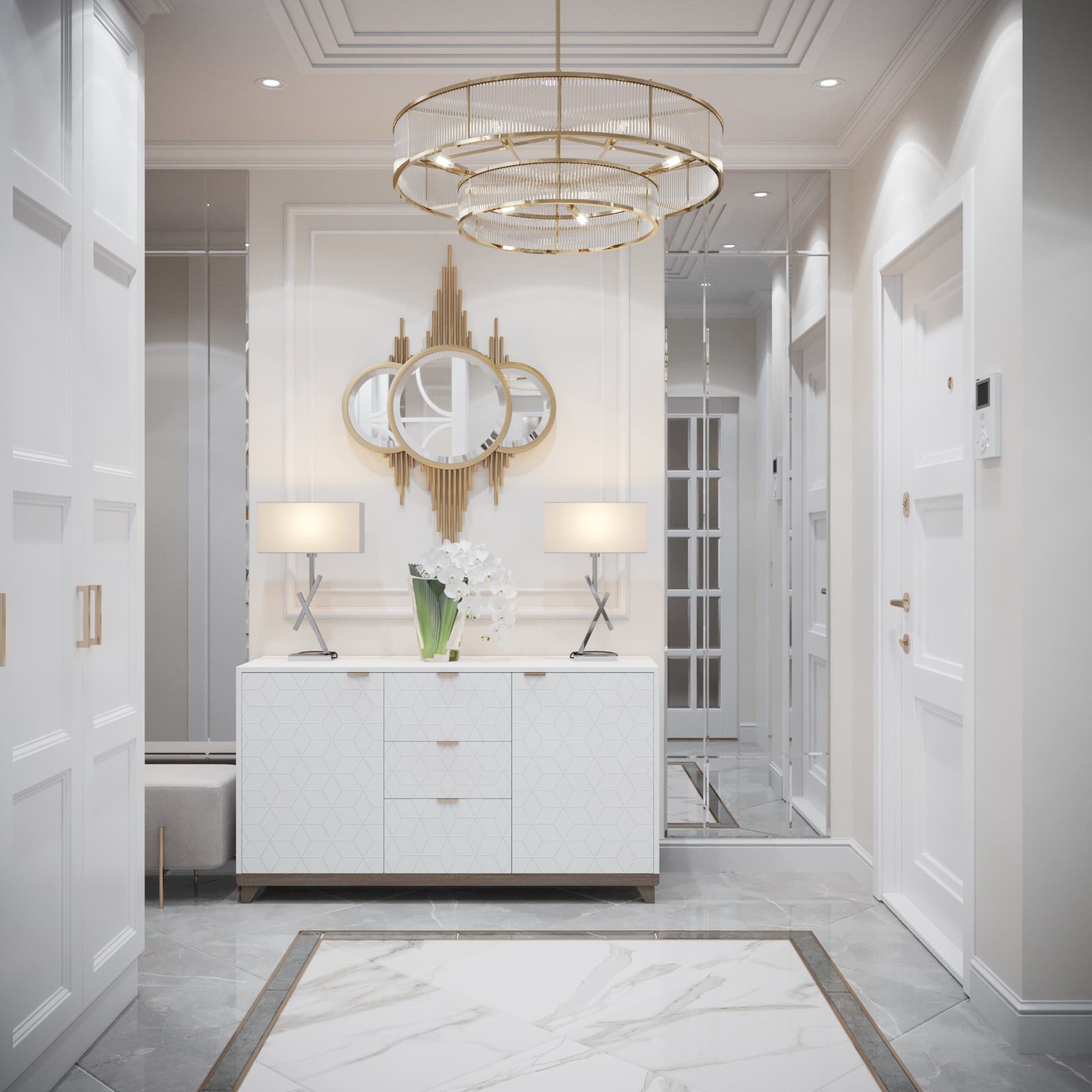 Трёхкомнатная квартира