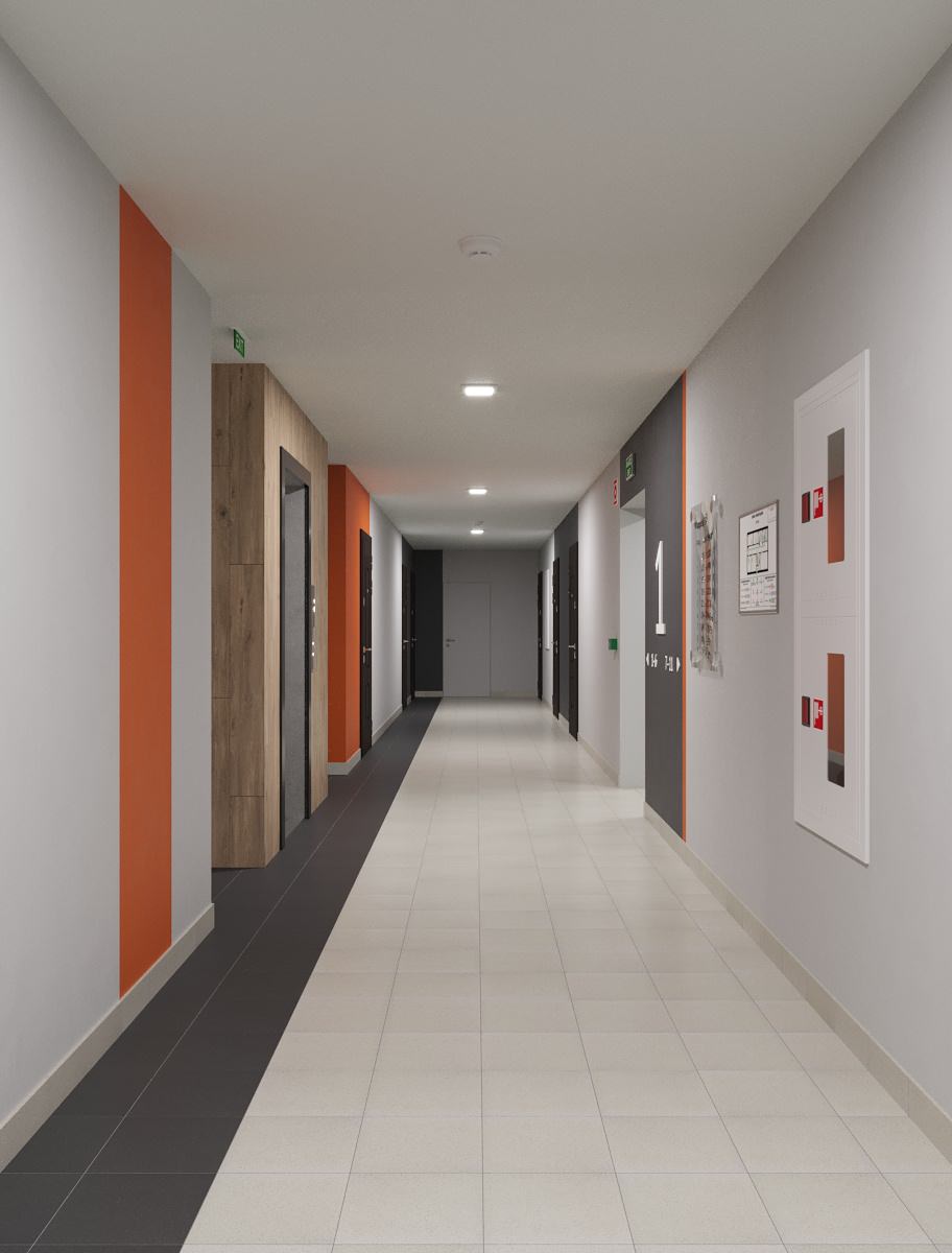 Дизайн подъезда многоквартирного дома в Уфе