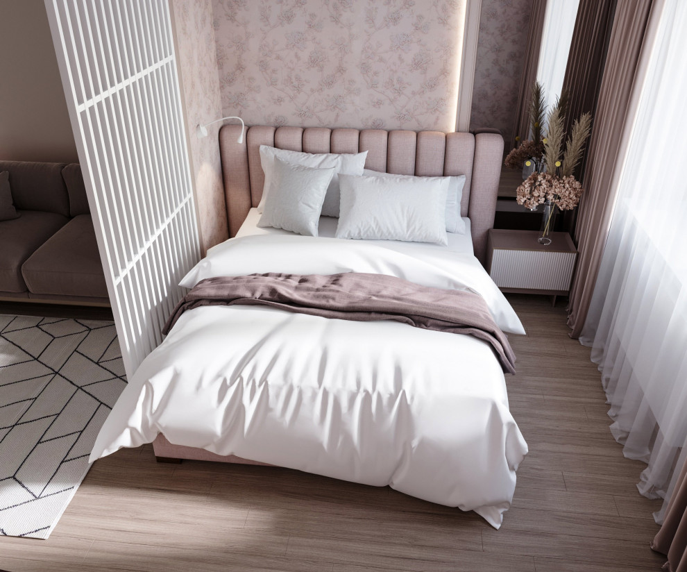 Дизайн проект квартиры "Пудра"