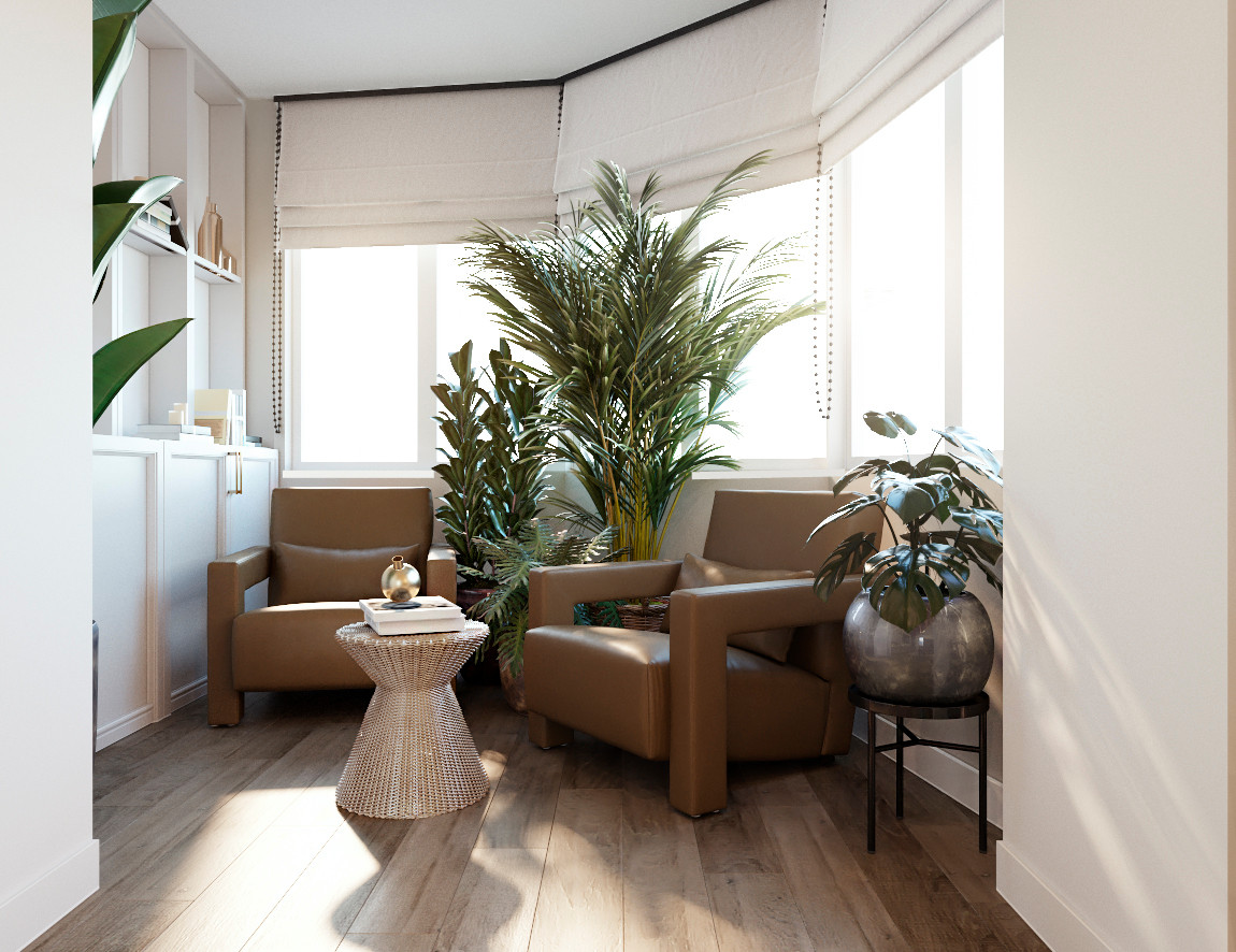 КВАРТИРА В ЦЕНТРЕ С ЭЛЕМЕНТАМИ "КОЛОНИАЛЬНОГО" СТИЛЯ