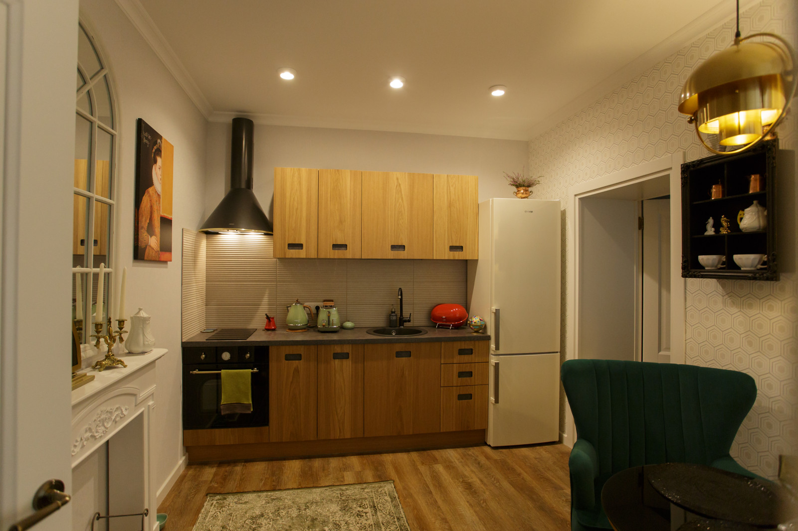 Маленькая квартира в стиле фьюжн в центре Санкт-Петербурга