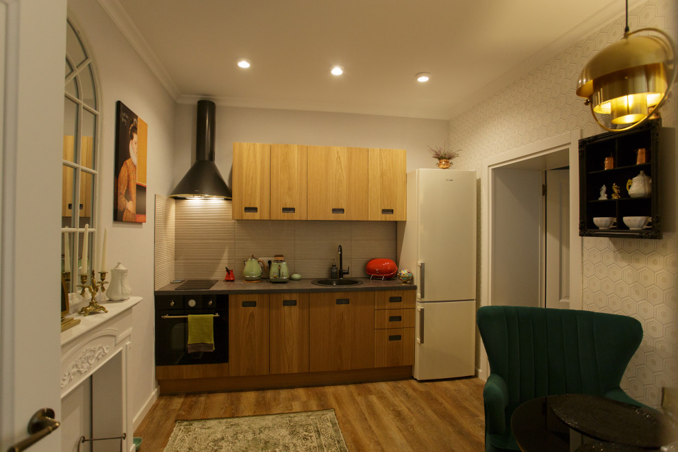 Маленькая квартира в стиле фьюжн в центре Санкт-Петербурга