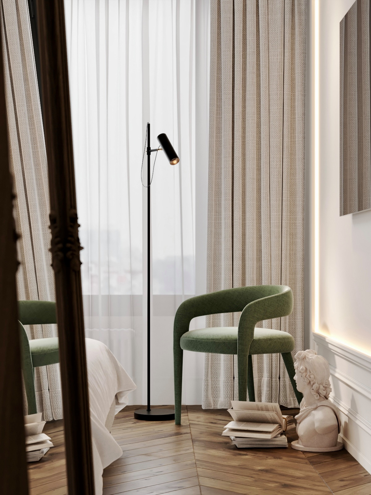 Квартира для сына дизайнера с хорошим вкусом. Вариант 2