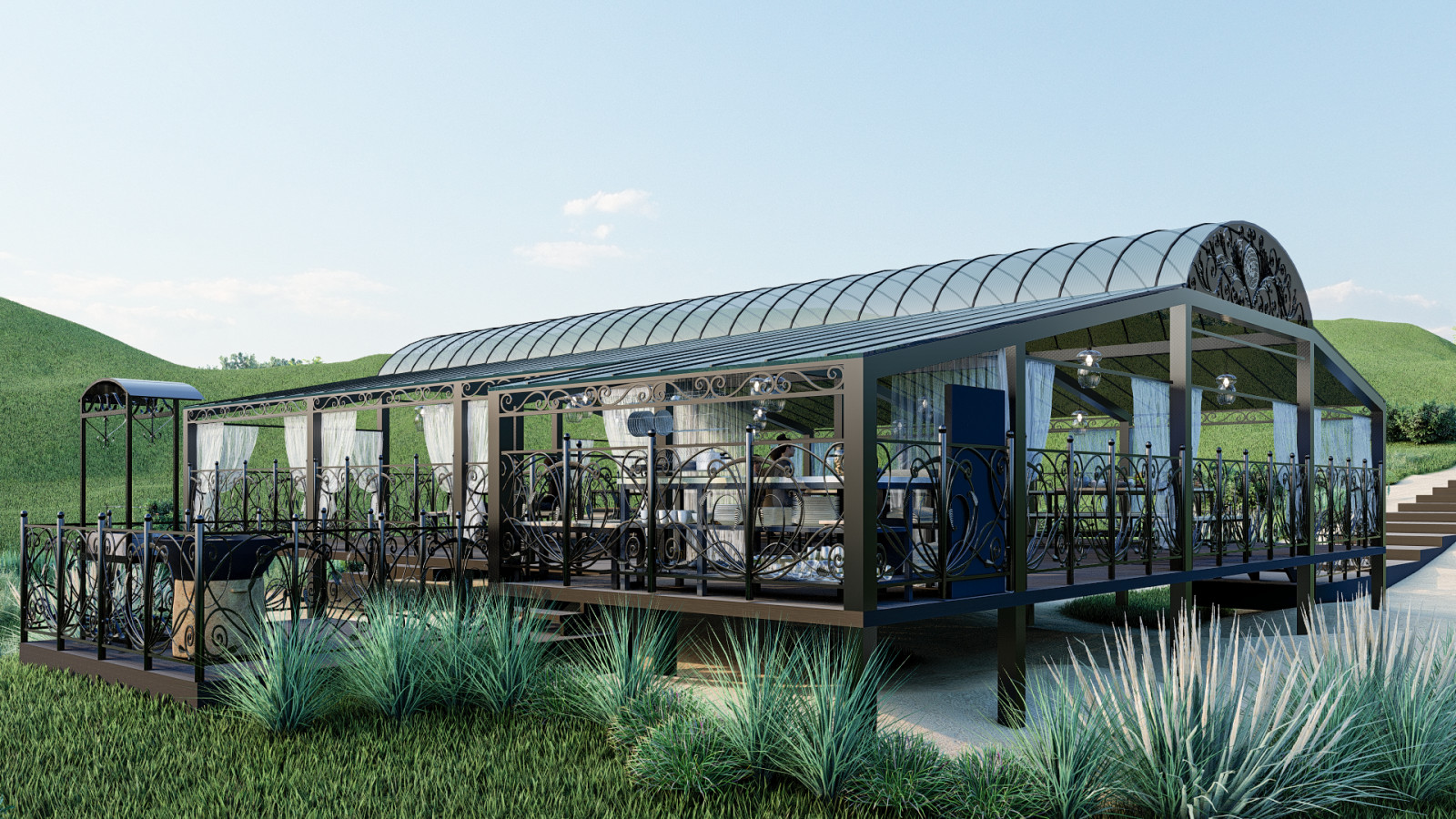 Обложка проекта: Беседка на 150 ч. в г. Казань