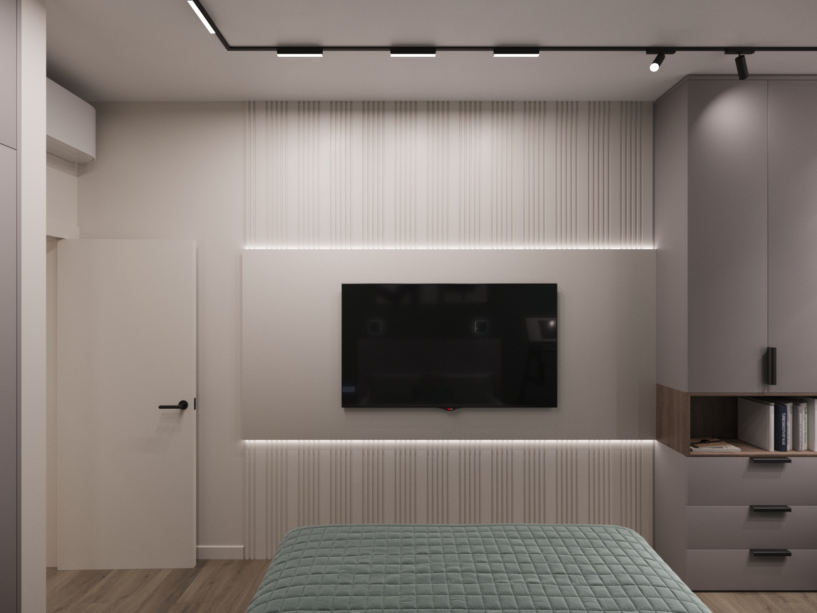 Дизайн интерьера евротрехкомнатной квартиры 65 м2