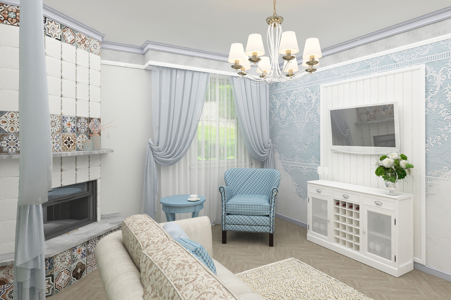 Частный интерьер "Добротный"