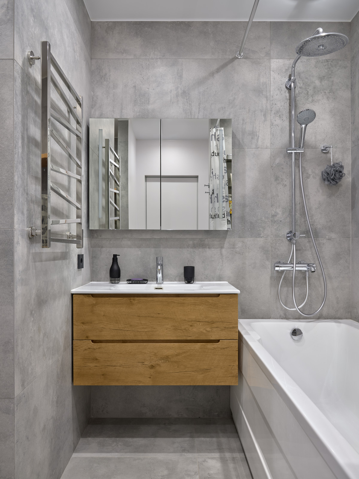 Современный лофт. ЖК Новое Медведково, 64м2