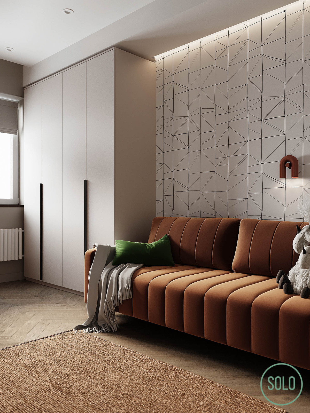 Современный интерьер для молодой семьи