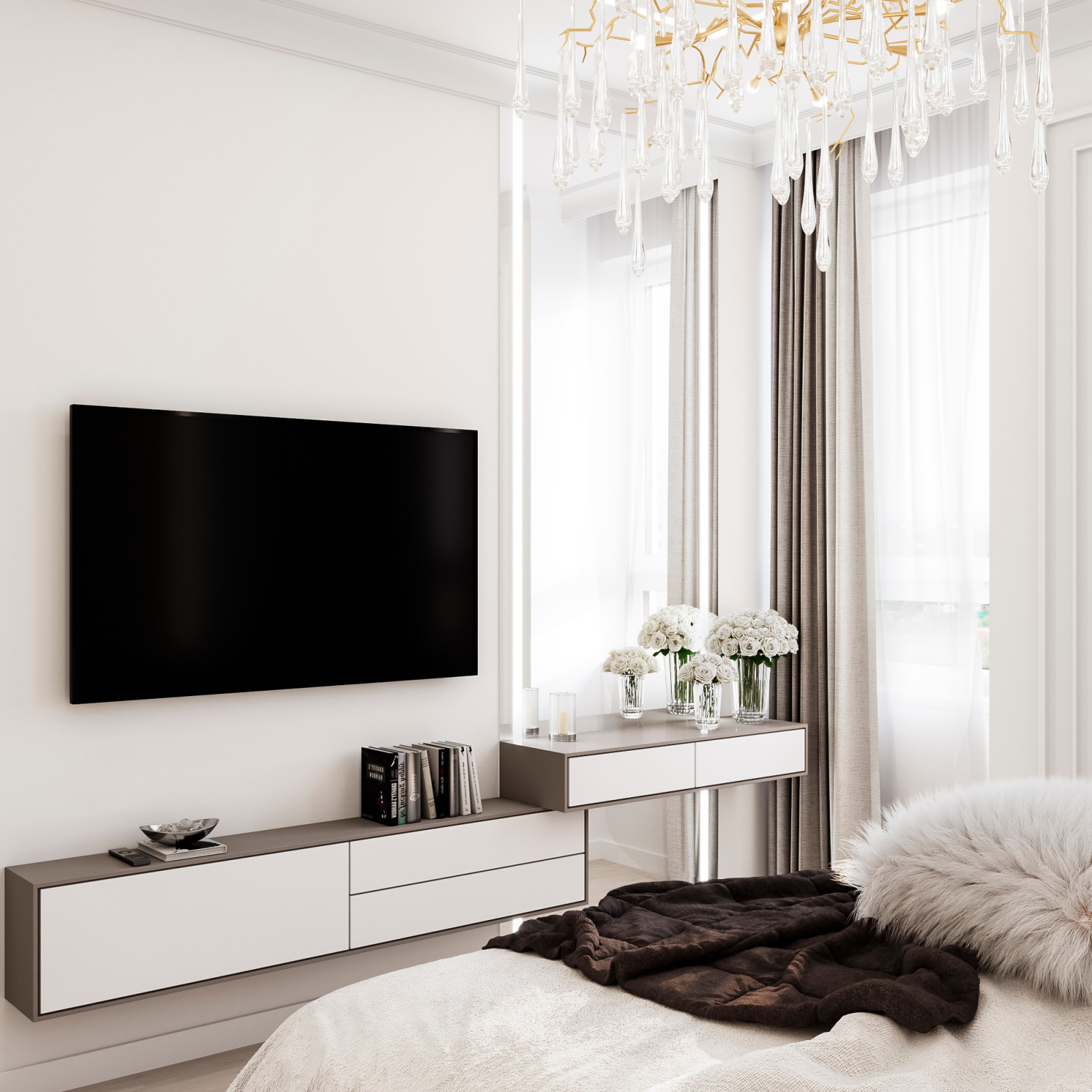 ДИЗАЙН ПРОЕКТ КВАРТИРЫ S=56,07 КВ.М.